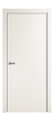 Дверь межкомнатная Лайн 1 Цвет Молочный Покрытие Эмаль  Наличник L 75 Цена 49475