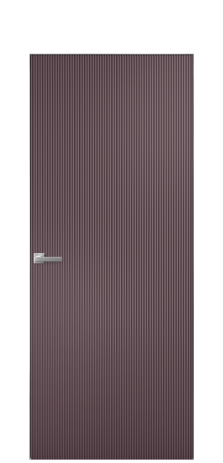 Дверь межкомнатная Breeze 1 Цвет Лиловый Покрытие Эмаль  Наличник Скрытый короб хром Цена 60593