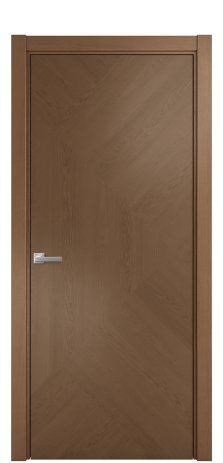 Дверь межкомнатная Unit 08 Цвет Дуб Темный Покрытие Шпон натуральный  Наличник L 75 Цена 62050