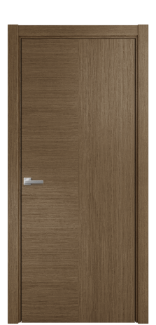 Дверь межкомнатная Юнит 09 Цвет Дуб Шоколад Покрытие Шпон масло  Наличник L 75 Цена 56675