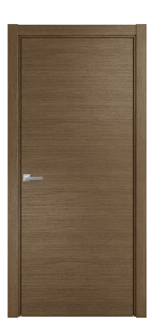 Дверь межкомнатная Порте 39-00 в шпоне Цвет Дуб Шоколад Покрытие Шпон масло горизонталь Наличник L 75 Цена 47175