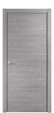 Дверь межкомнатная Порте 39-00 в шпоне Цвет Дуб Кварц Покрытие Шпон натуральный горизонталь Наличник L 75 Цена 44550