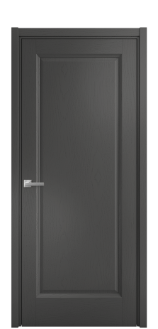 Дверь межкомнатная Неоклассик 1 Цвет Ясень Антрацит Покрытие Шпон крашеный  Наличник L 50 Цена 45175