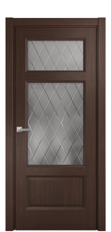 Дверь межкомнатная Неоклассик 3 Цвет Каштановый Орех Покрытие Шпон натуральный  Наличник L 75 Цена 54725