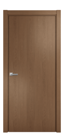 Дверь межкомнатная Порте 39-00 в шпоне Цвет Дуб Темный Покрытие Шпон натуральный вертикаль Наличник L 75 Цена 44550