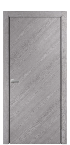Дверь межкомнатная Порте 39-00 в шпоне Цвет Дуб Кварц Покрытие Шпон натуральный диагональ Наличник L 75 Цена 51238
